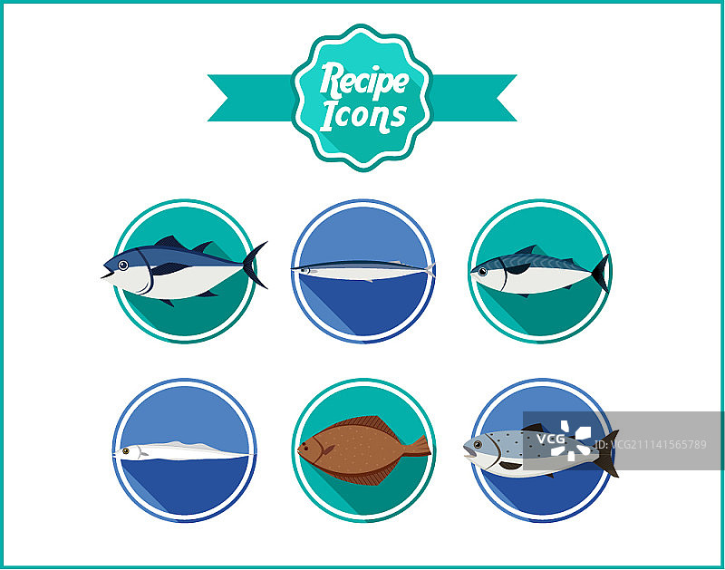 食品配料图标集图片素材