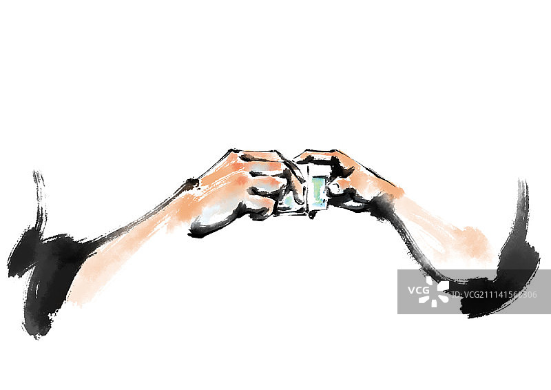 用小酒杯碰杯图片素材