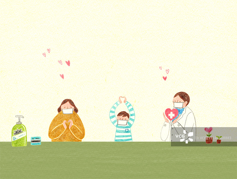 儿童医院插画图片素材