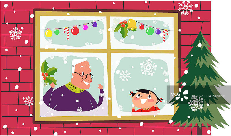 老年人生活方式矢量插画图片素材