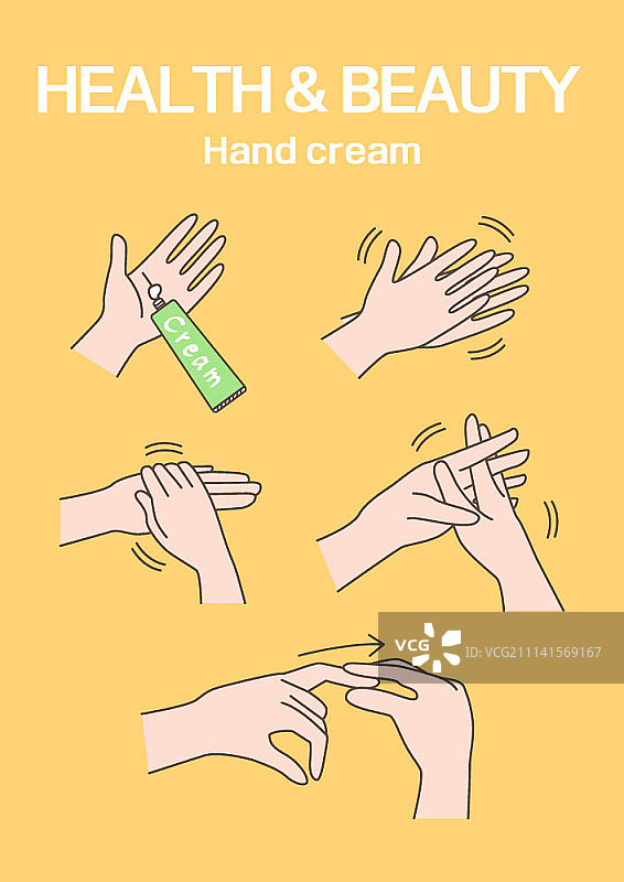 具有各种功效的健康美容护理套装图片素材