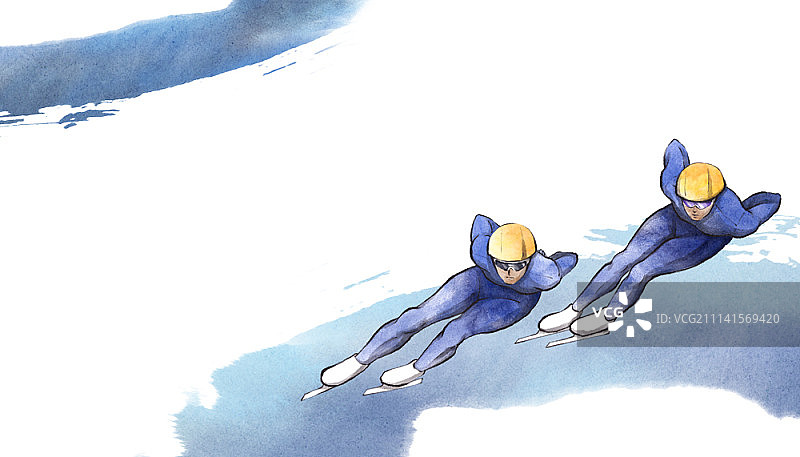 冬季奥运会速度滑冰图片素材