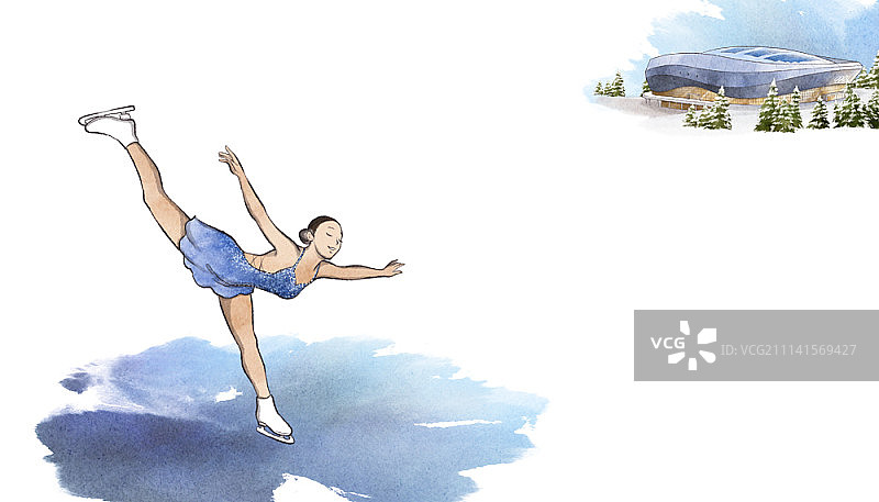 冬季奥林匹克运动会 - 花样滑冰图片素材