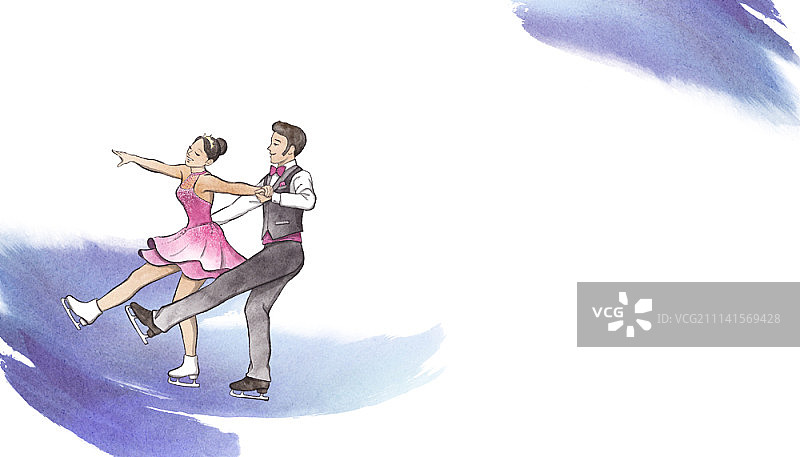 冬季奥林匹克运动会 - 花样滑冰图片素材