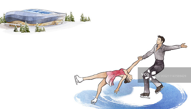 冬季奥林匹克运动会 - 花样滑冰图片素材