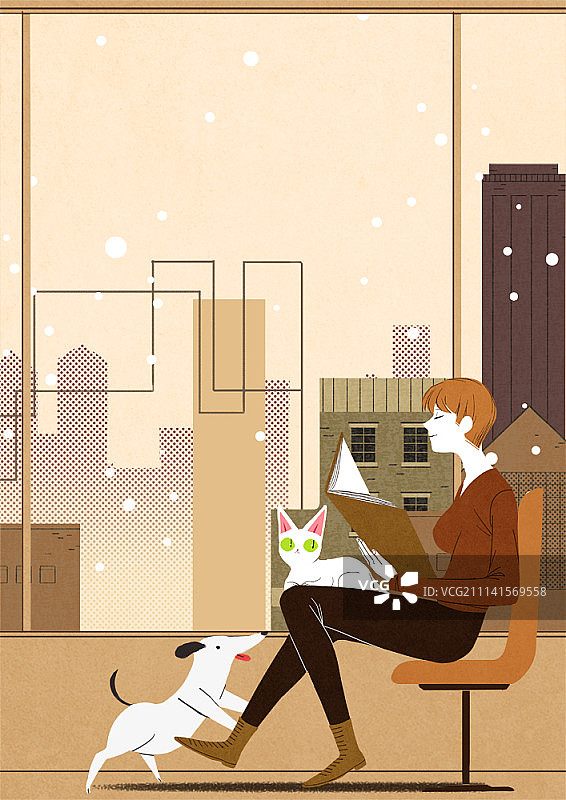 女人生活方式插画图片素材