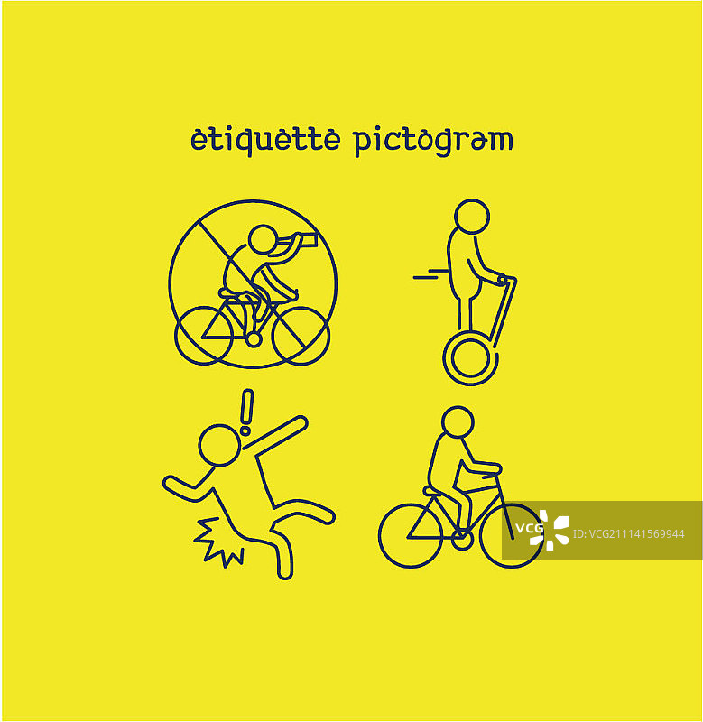 礼仪图示矢量合集图片素材