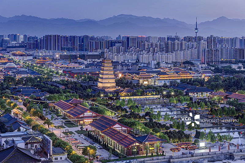 大雁塔北广场图片素材