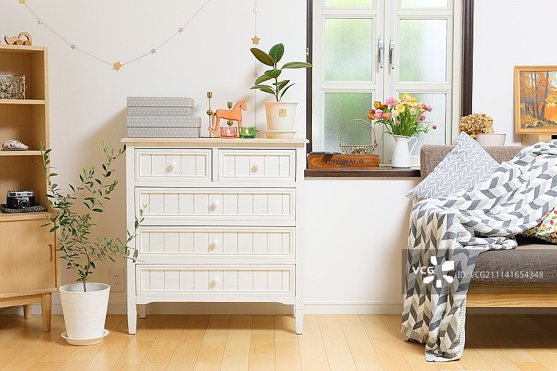 客厅一角图片素材