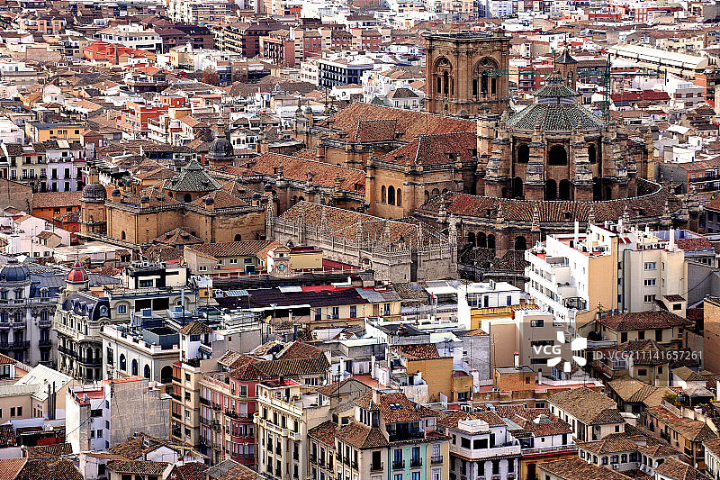 西班牙 格拉纳达 阿尔巴辛 摩尔人古城区图片素材