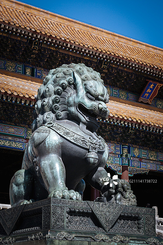 故宫石狮图片素材