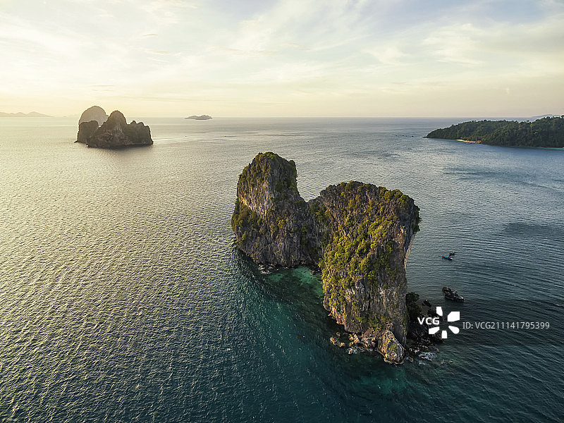 泰国海上岛屿航拍高清图图片素材