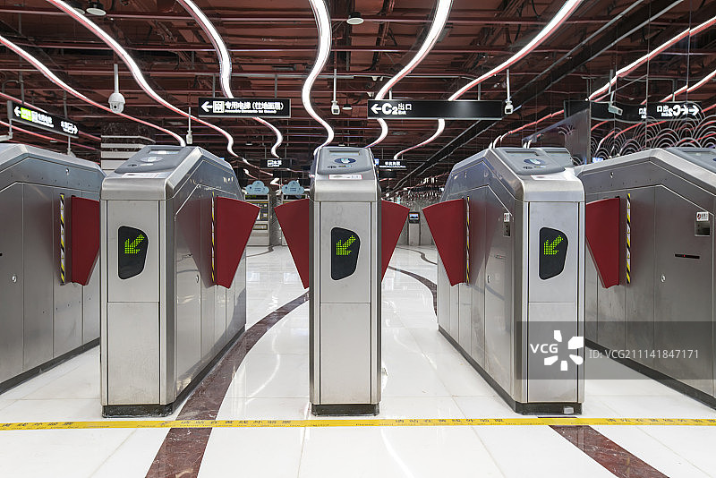 地铁闸机图片素材