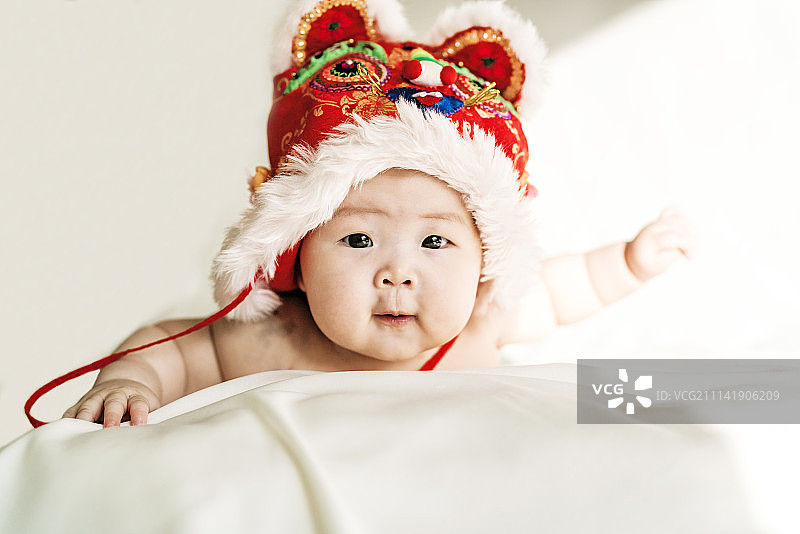 暖暖新春虎头图片素材