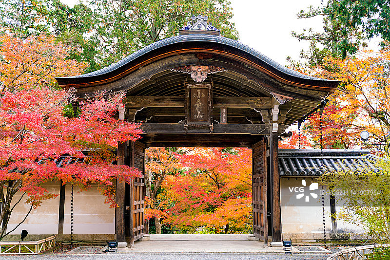 京都岚山二尊院图片素材