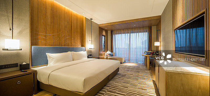 豪华酒店卧室图片素材