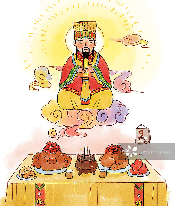 新年初九玉皇天诞图片素材