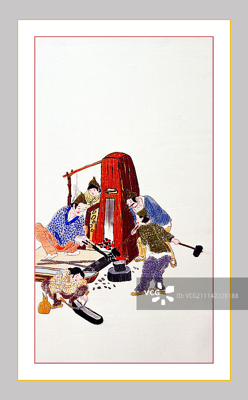 韩国传统绘画图片素材