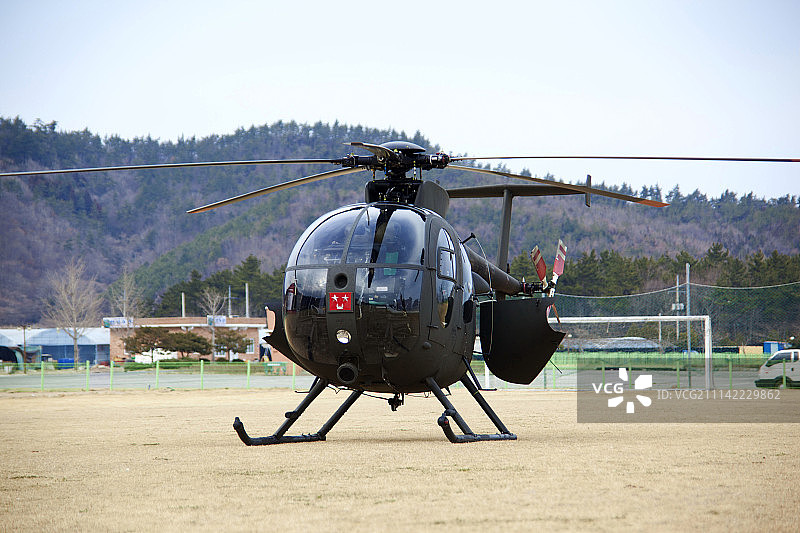 户外，白天，韩国珍岛郡，直升机图片素材