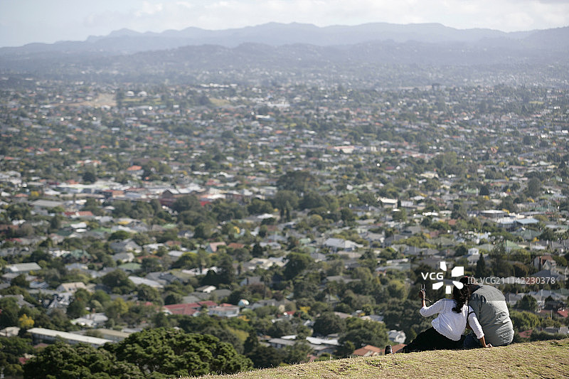 奥克兰户外晴空城市风光图片素材
