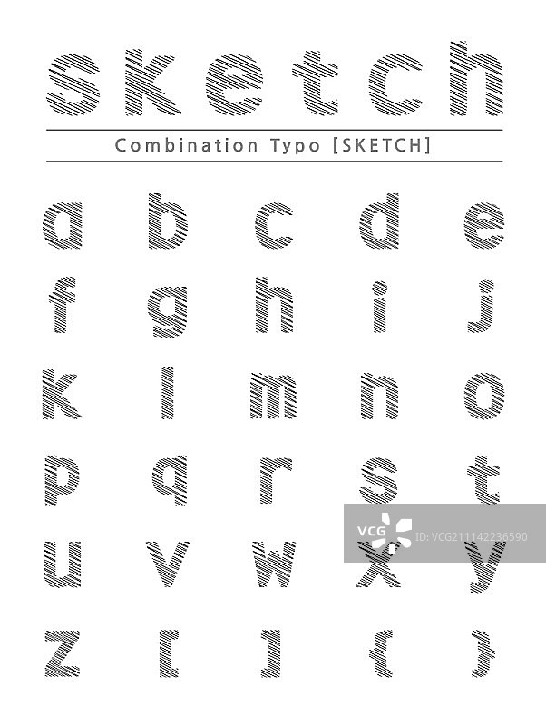 字母字体合集图片素材