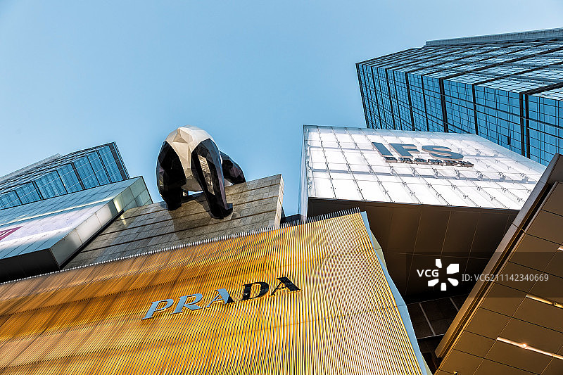 成都市区商业街太古里春熙路图片素材