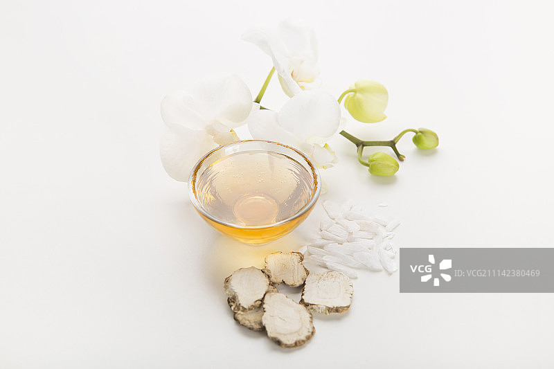 中药美容面膜成分图片素材