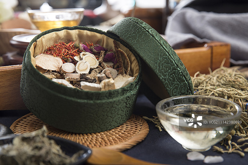 中药美容图片素材