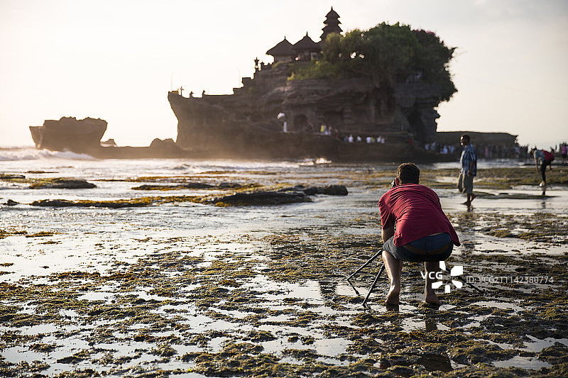 巴厘岛海神庙图片素材