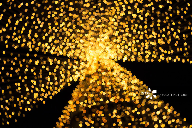 灯泡散景失焦图片素材