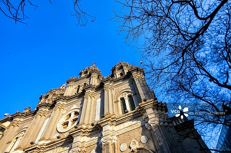 王府井天主教堂图片素材