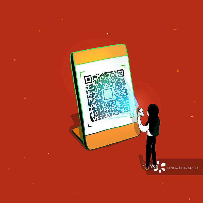 金融25-二维码图片素材