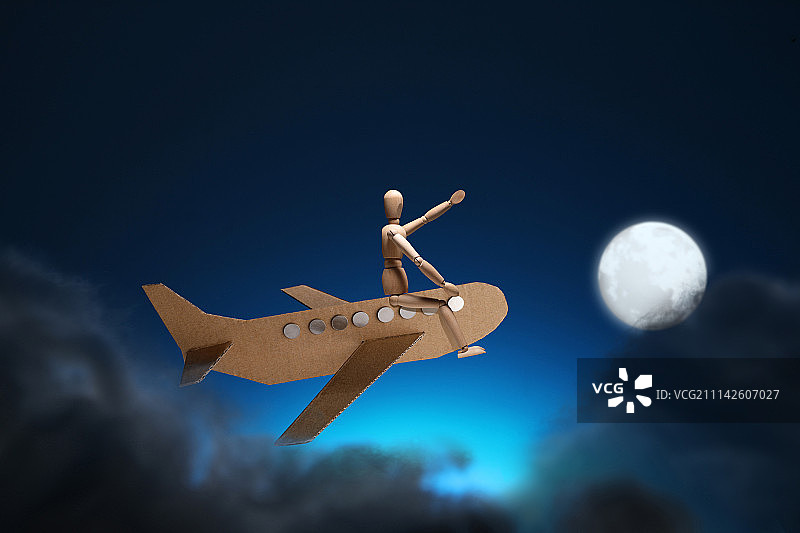纸板飞机图片素材