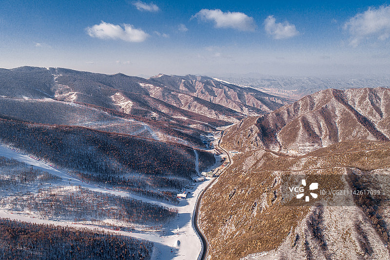 张家口-崇礼-万龙滑雪场-10图片素材