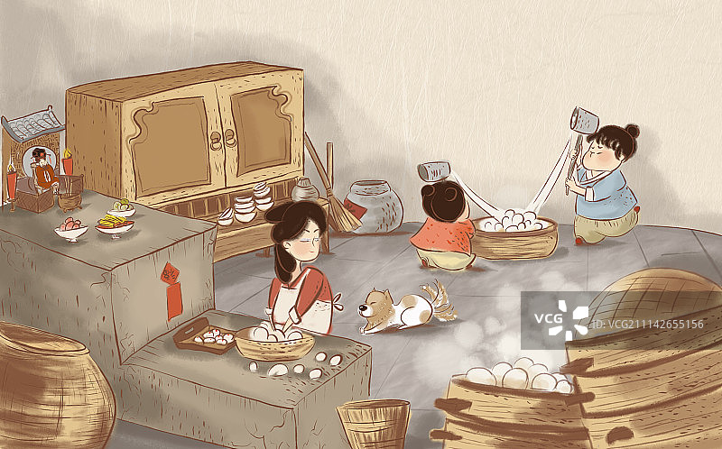 腊月二十八图片素材