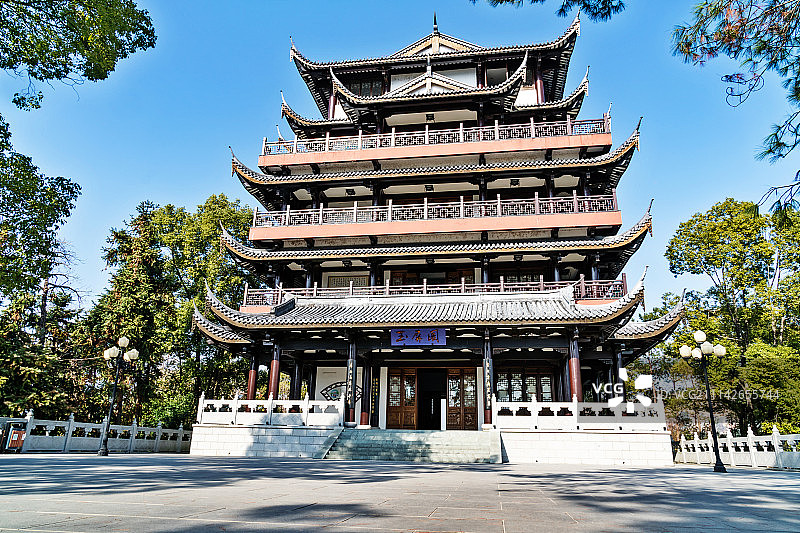 福建南平市地标玉屏阁图片素材