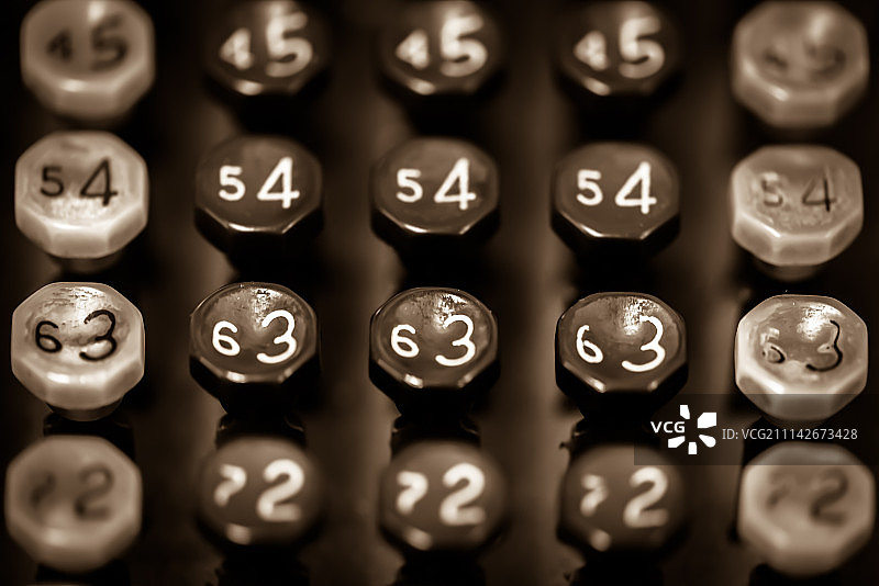 古董收银机图片素材