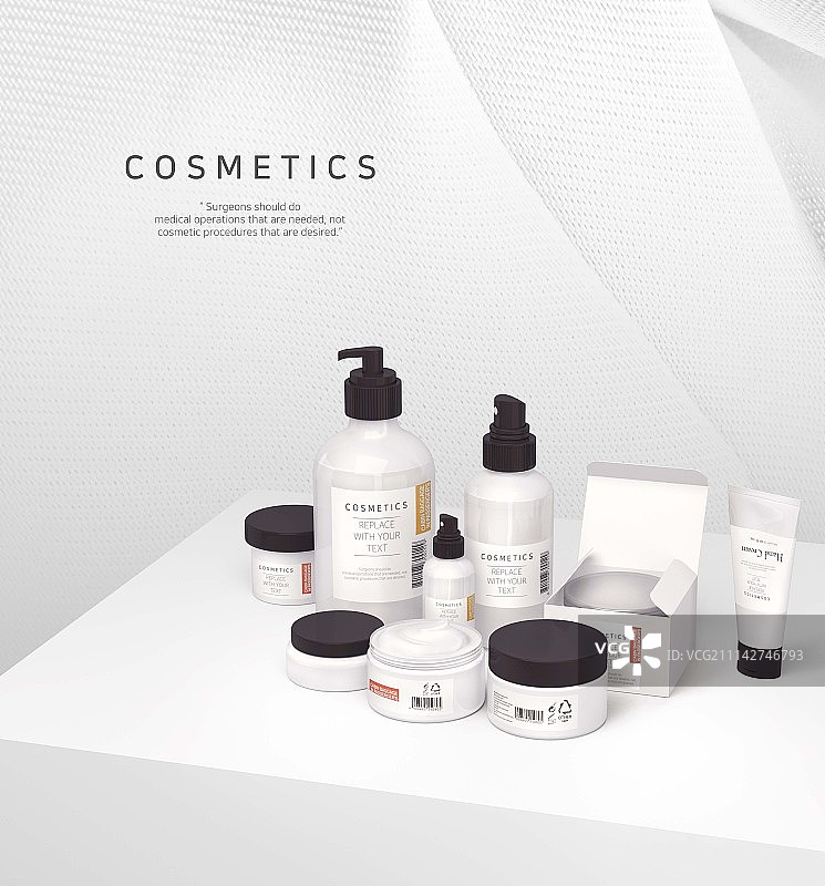 化妆品美容彩妆盒图片素材