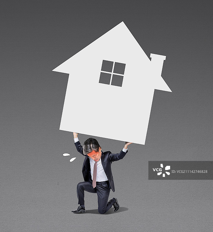 金融、贷款、房地产、债务、家庭债务图片素材