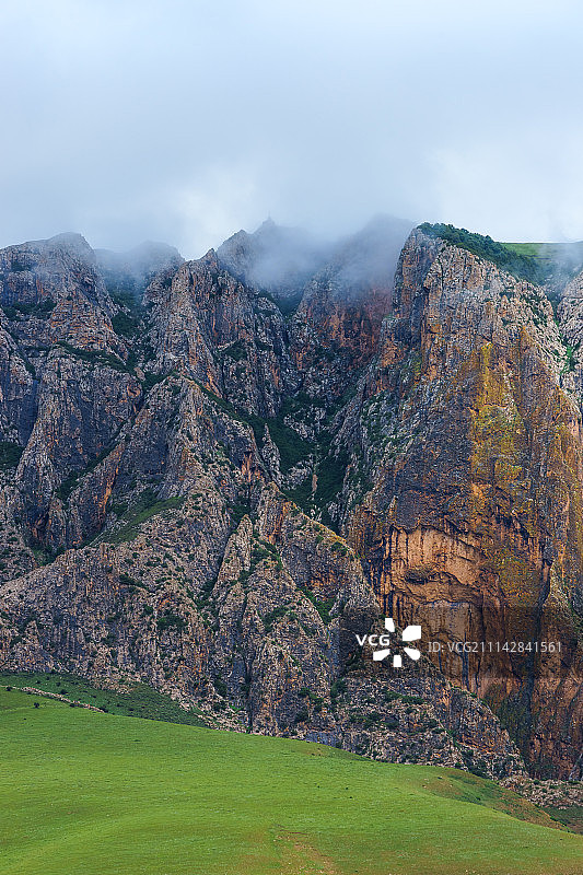 甘加白石崖自然风光图片素材