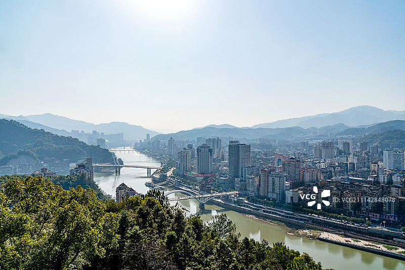 福建南平市城市风光图片素材