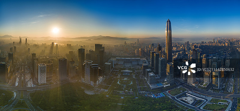 深圳日出图片素材