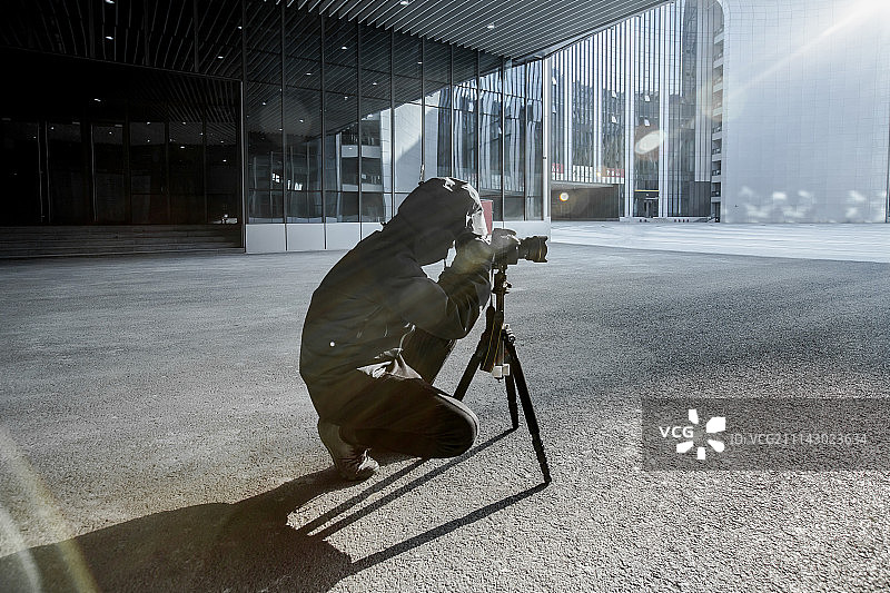 创意摄影师工作照图片素材