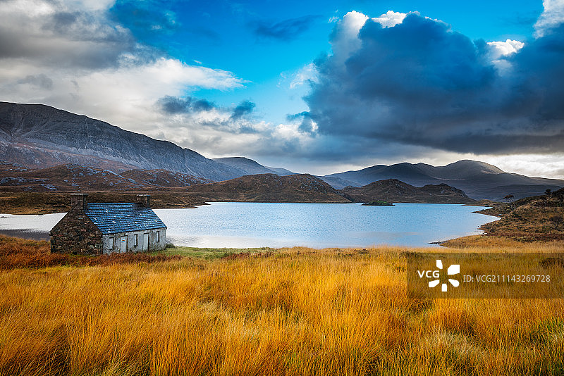 斯塔克湖小屋图片素材