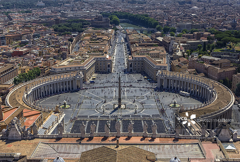 梵蒂冈圣彼得广场图片素材
