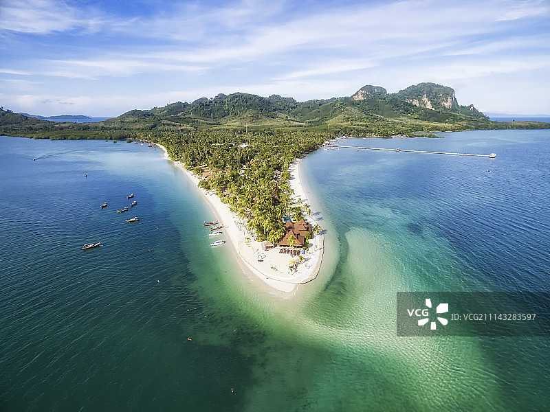 热带海岛风光航拍高清图图片素材