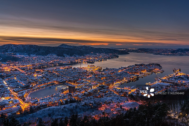 卑尔根,挪威图片素材