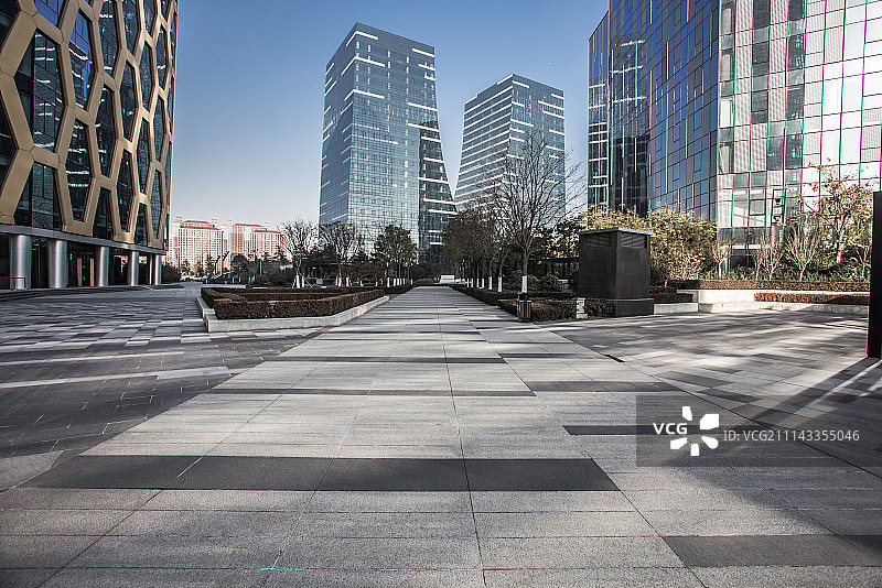 西安港务区建筑地面图片素材