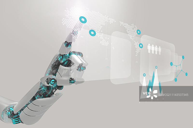 第四次工业革命：人工智能与机器人图片素材