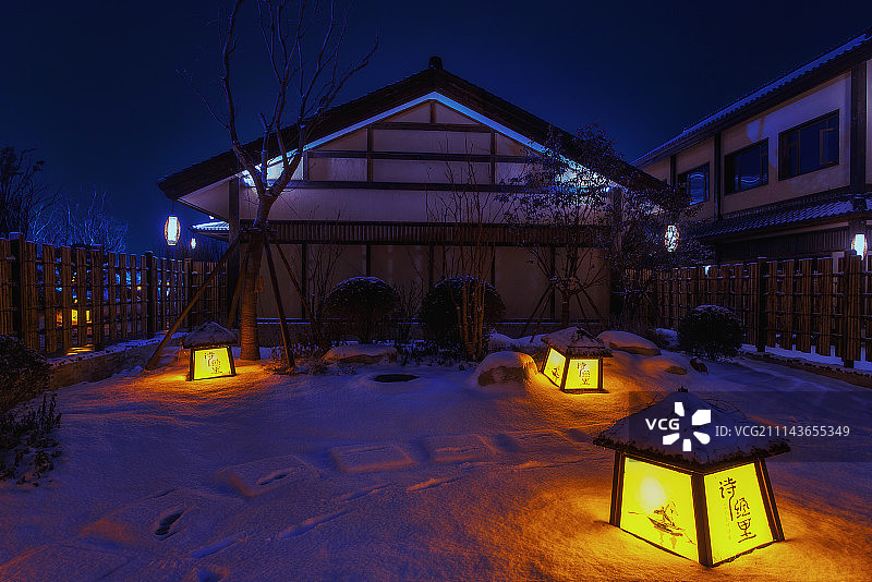诗经里雪景图片素材